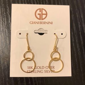 Gold plated earrings from macys